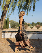 Zaida Elevated Boho Long Dress Everyday Luxe Edit