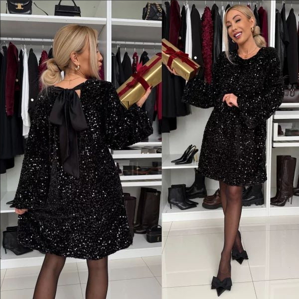 Catalina Minimalist Glitter Dress Boutique Collection