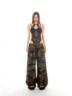 Black Lace Mesh Bodysuit