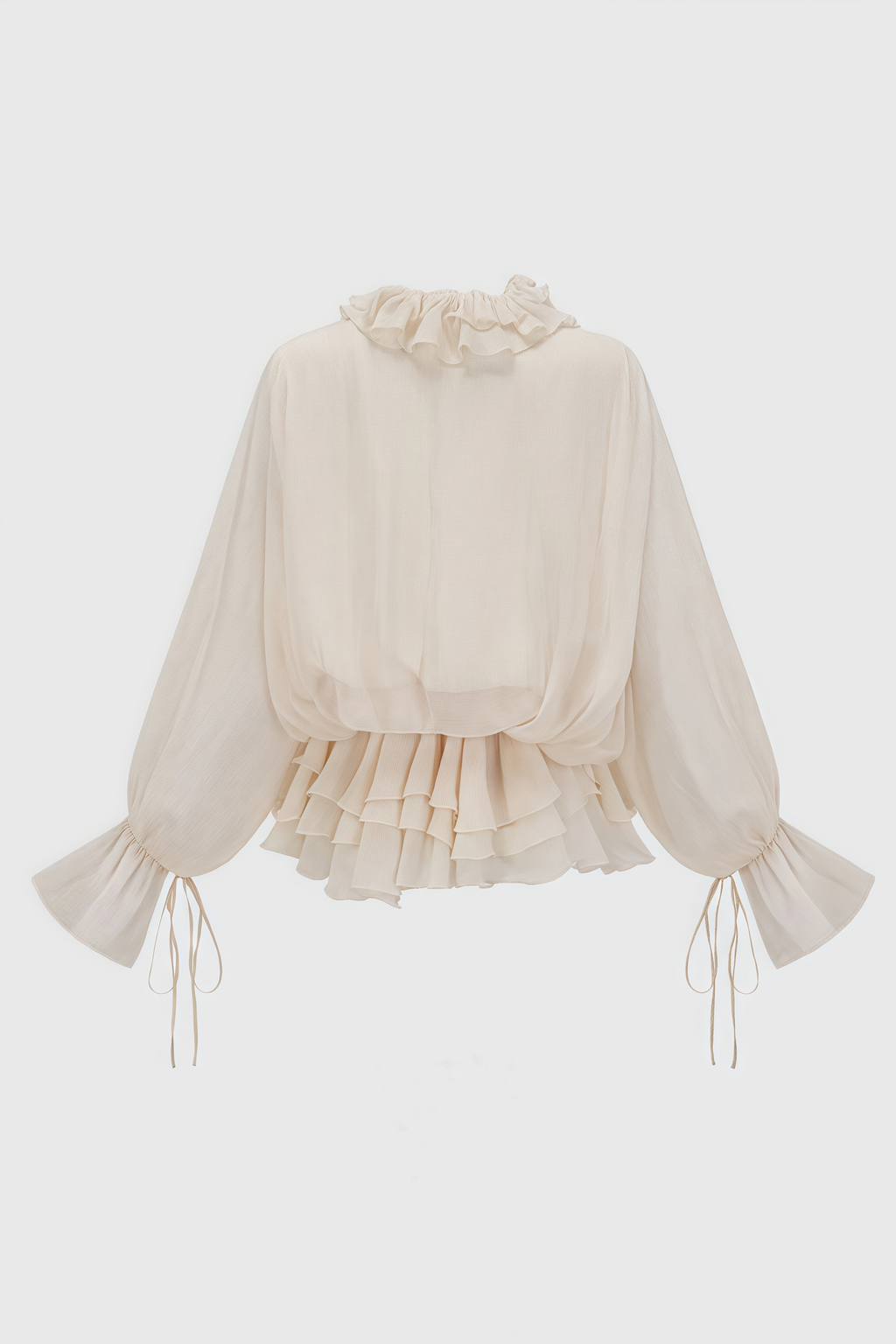 Elsonv 3D Floral Lantern Sleeve Mini Dress