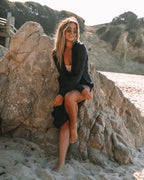 Bali Pocketed Kaftan Dress Onyx FINAL