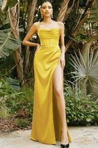 Sleeveless Spaghetti Strap Formal Dress