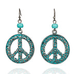 Alloy Pattern Hollow Literary Earrings
