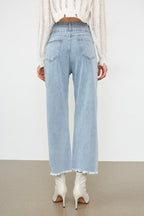 Auria Light Blue Ankle Jeans