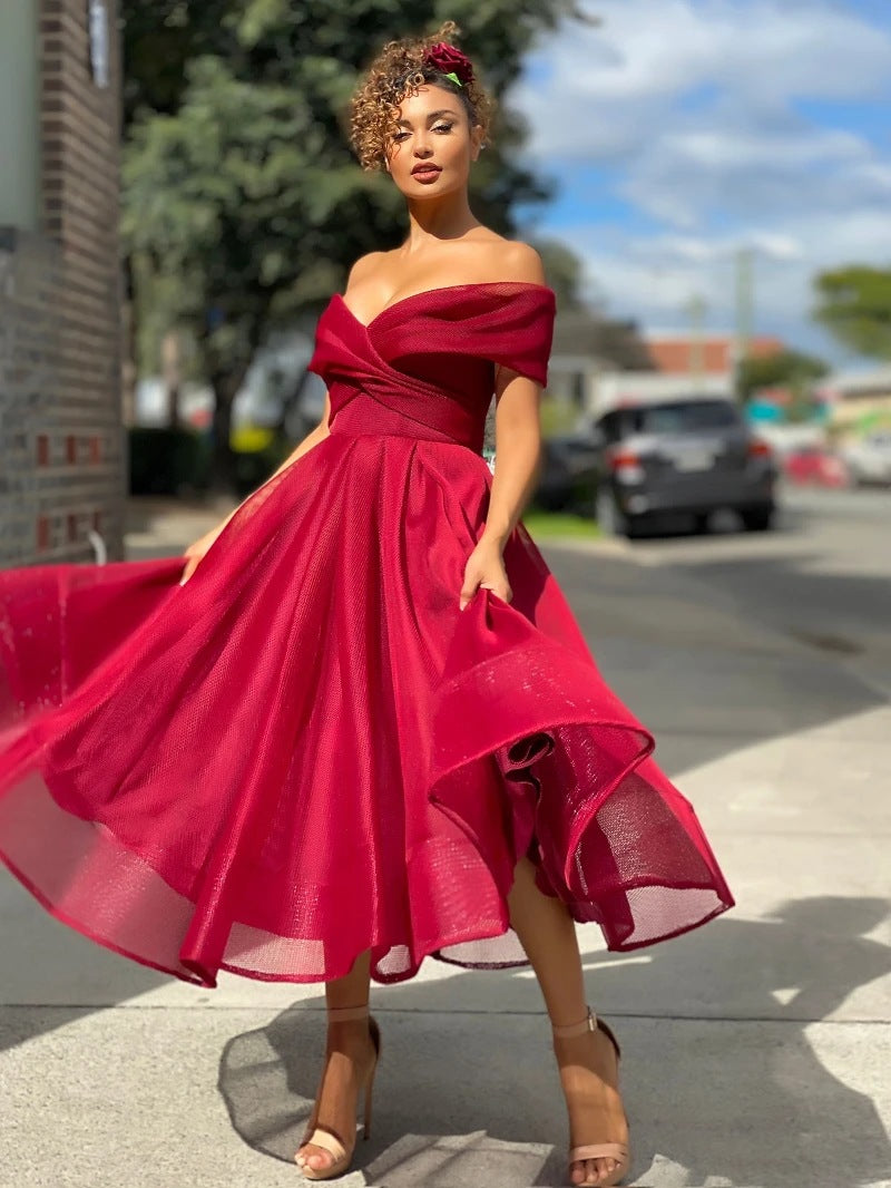 Manuela Statement Off Shoulder Bridesmaid Dress Boutique Collection