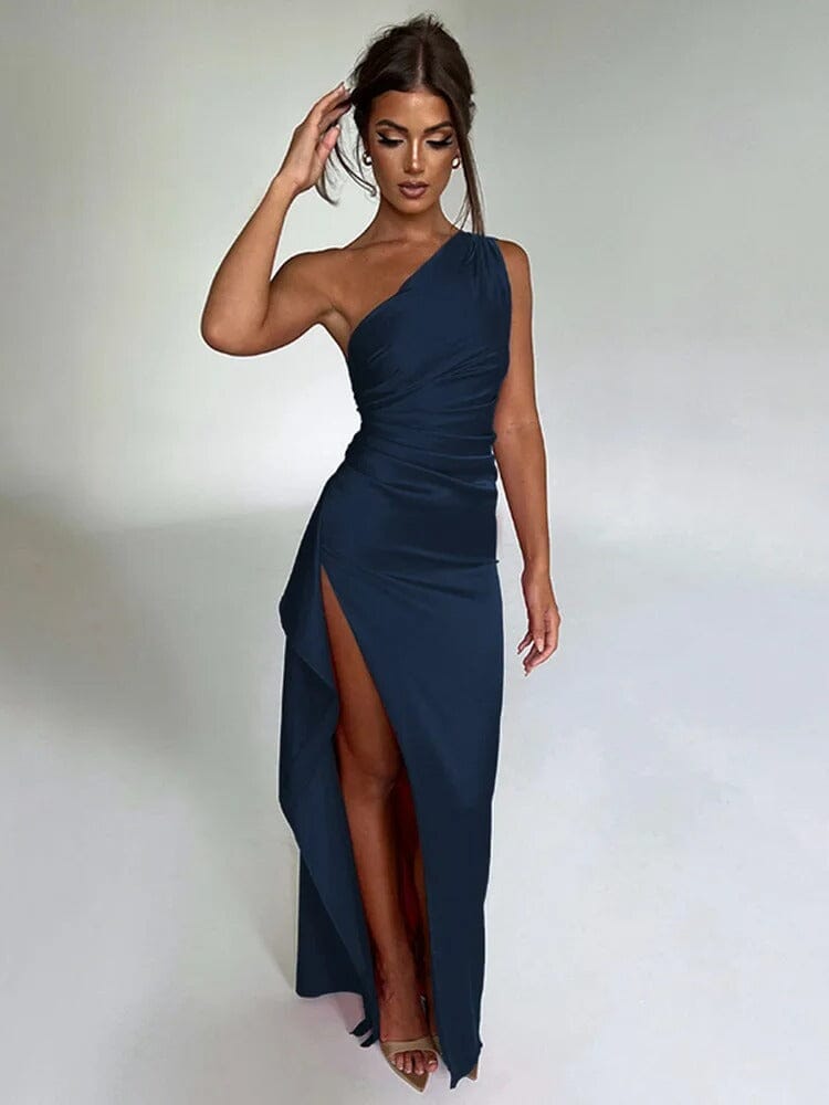 Josefina Exclusive Dress Bodycon Silk Maxi Chic Silhouette Collection