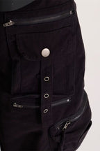 Retro Y2K Lace Up Wide Leg Jeans