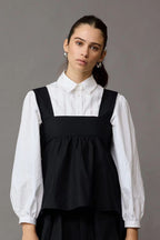 Chic Checkered Back Tie Tank Top