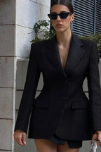 Elegant Fitted SingleButton Blazer
