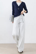 High Waist Loose Straight Leg Jeans