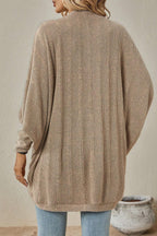 Autumn-Winter New Solid Color Midi Knit Cardigan