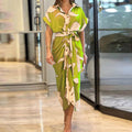 Summer Babe Midi Dress Lime