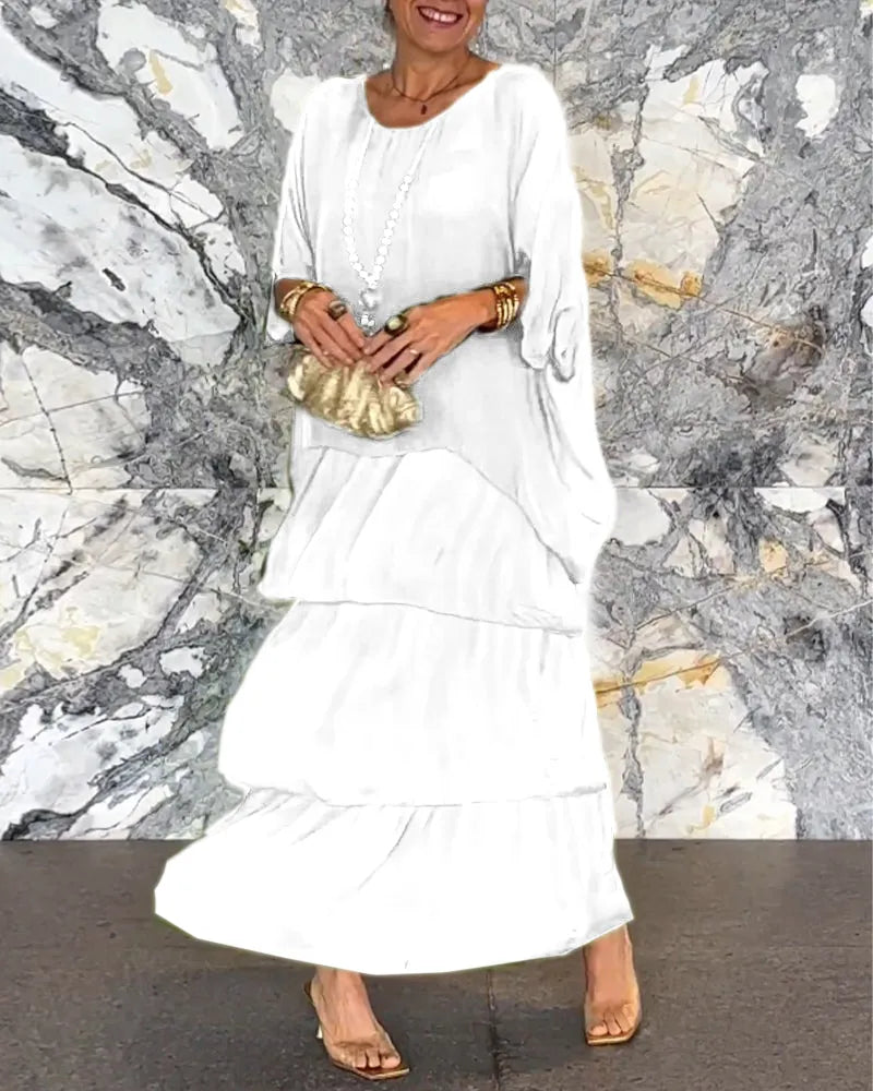 Ernestina Stylish Long Dress for Women Classy Everyday Look