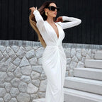 Angelina Maxi Dress White