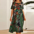 Haydée Chic 3d Hand Painted Dress Premium Wardrobe Essential