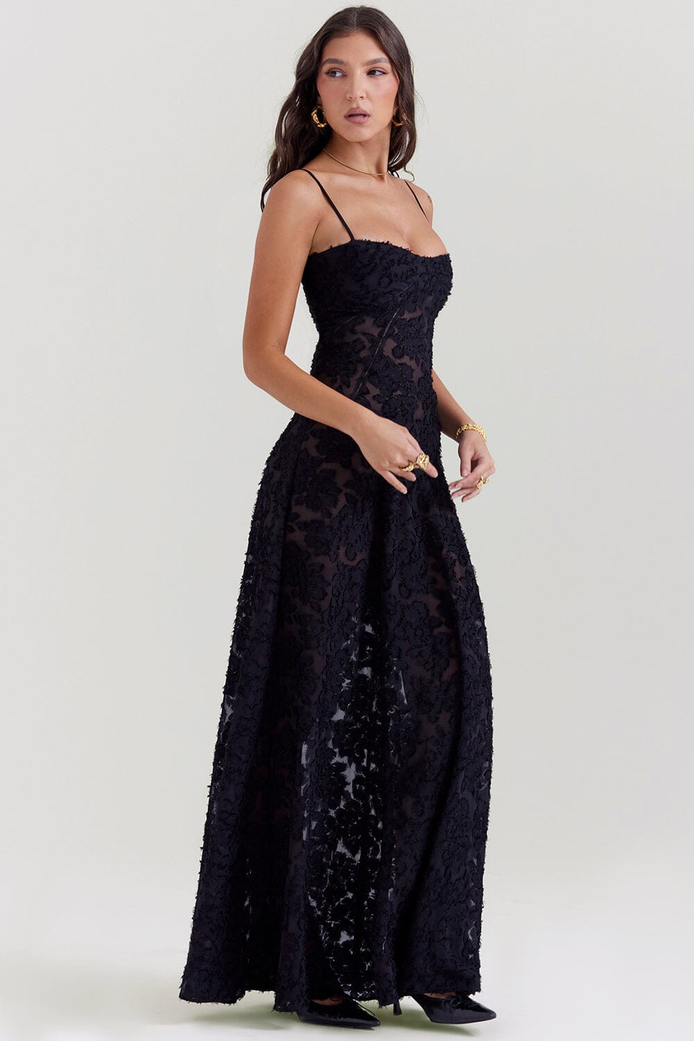 Catalina Effortless Dress Women's Open Back Maxi Boutique Collection