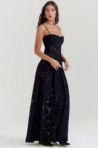 Catalina Effortless Dress Women's Open Back Maxi Boutique Collection