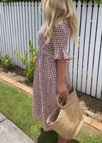 Ileana Aesthetic Striped Dress Premium Wardrobe Essential