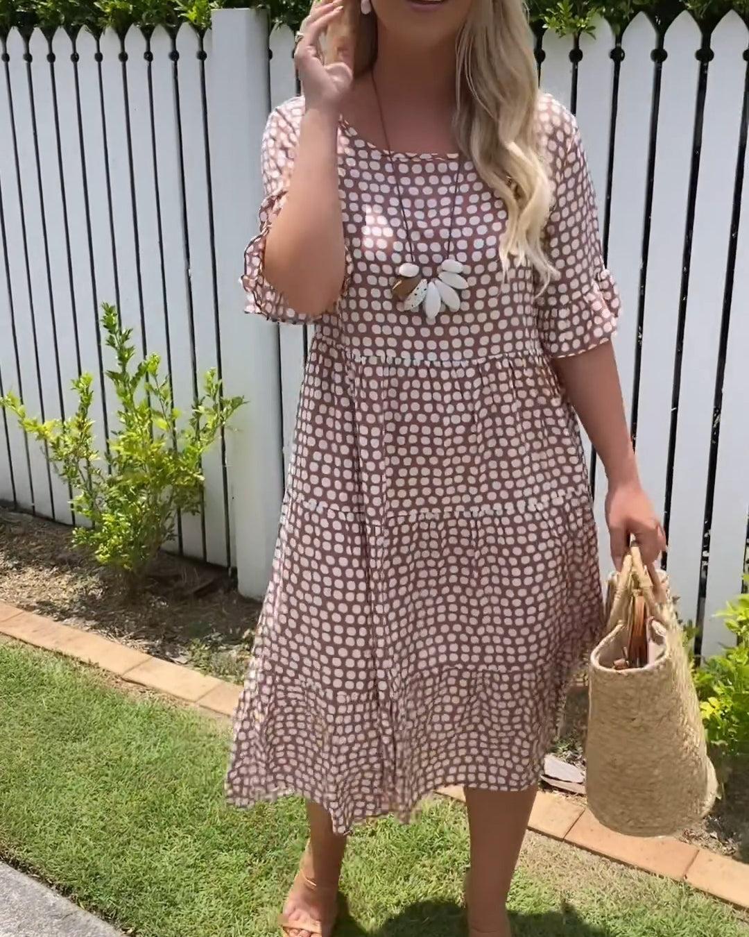 Ileana Aesthetic Striped Dress Premium Wardrobe Essential
