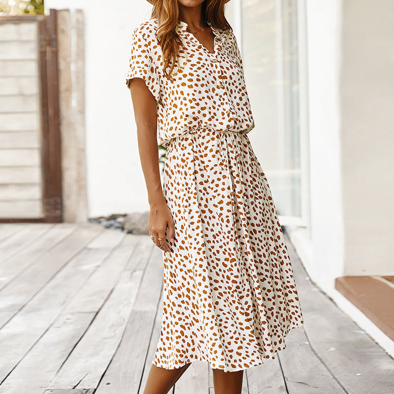 Violeta Timeless Polka Dot Dress for Women Statement Occasion Edit