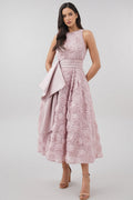Ethel 3D Floral Sleeveless Midi Dress