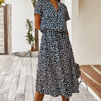 Violeta Timeless Polka Dot Dress for Women Statement Occasion Edit