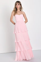 Valeria Boutique Strapless Maxi Dress Evening Wear Edit