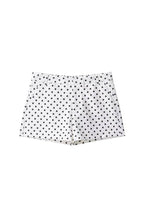 Polka Dot Print High-Waisted Wide-Leg Shorts