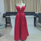 Autumn Winter Women Clothing Sexy Deep V Plunge Plunge Split Maxi Dress Wedding Dress