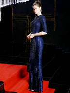 Slim fishtail evening dress
