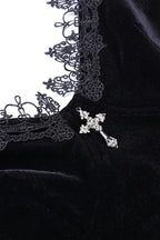 Dark Spliced Gothic Dress