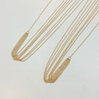 Sleek Gold Tassel Sexy Body Chain