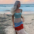 Pretty Sweet Colorblock Crochet Maxi Dress FINAL