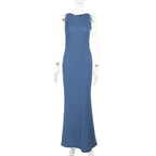 Parson Maxi Dress Blue
