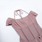 Galvin Mini Dress Khaki