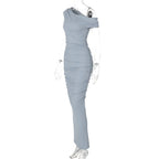 Mystical Off Shoulder Dress Grey