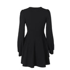 Bloom Skater Dress Black