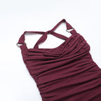 Solomon Maxi Dress Maroon