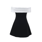 Dublin 2.0 Off Shoulder Mini dress Black
