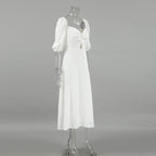 Fae Off Shoulder Dress White