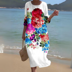 Jasmine Exclusive Women's Formal Dress with Floral Print Statement Occasion Edit