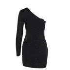 Graceful edge Dress Black