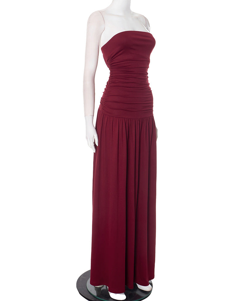 Becky Maxi Dress Maroon