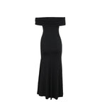 Showstopper Slit Dress Black