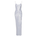 Vinson Maxi Dress Silver