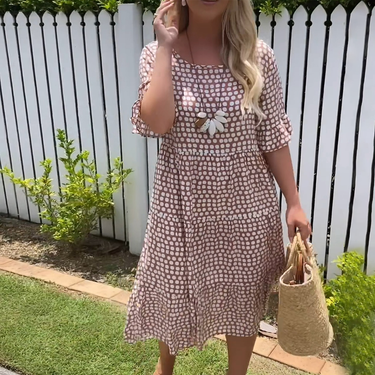 Ileana Aesthetic Striped Dress Premium Wardrobe Essential