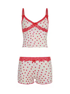 Freya Lace Trim Shorts Set