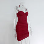 City Chic Dress Maroon