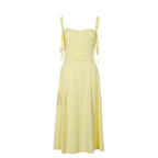 Sunflower Slit Dress Yellow