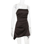 Cassio Mini Dress Brown